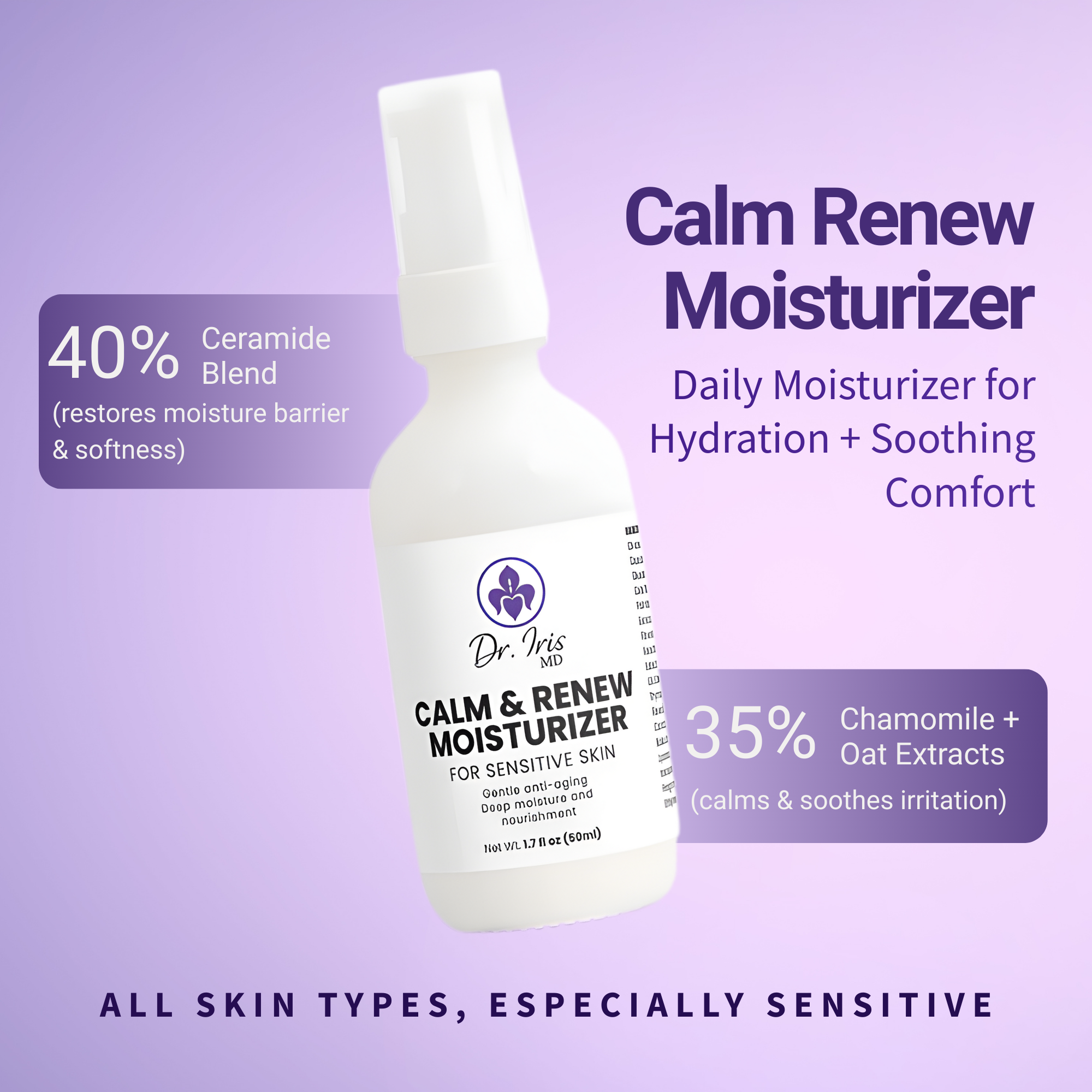 Calm & Renew Moisturizer by Dr. Iris MD