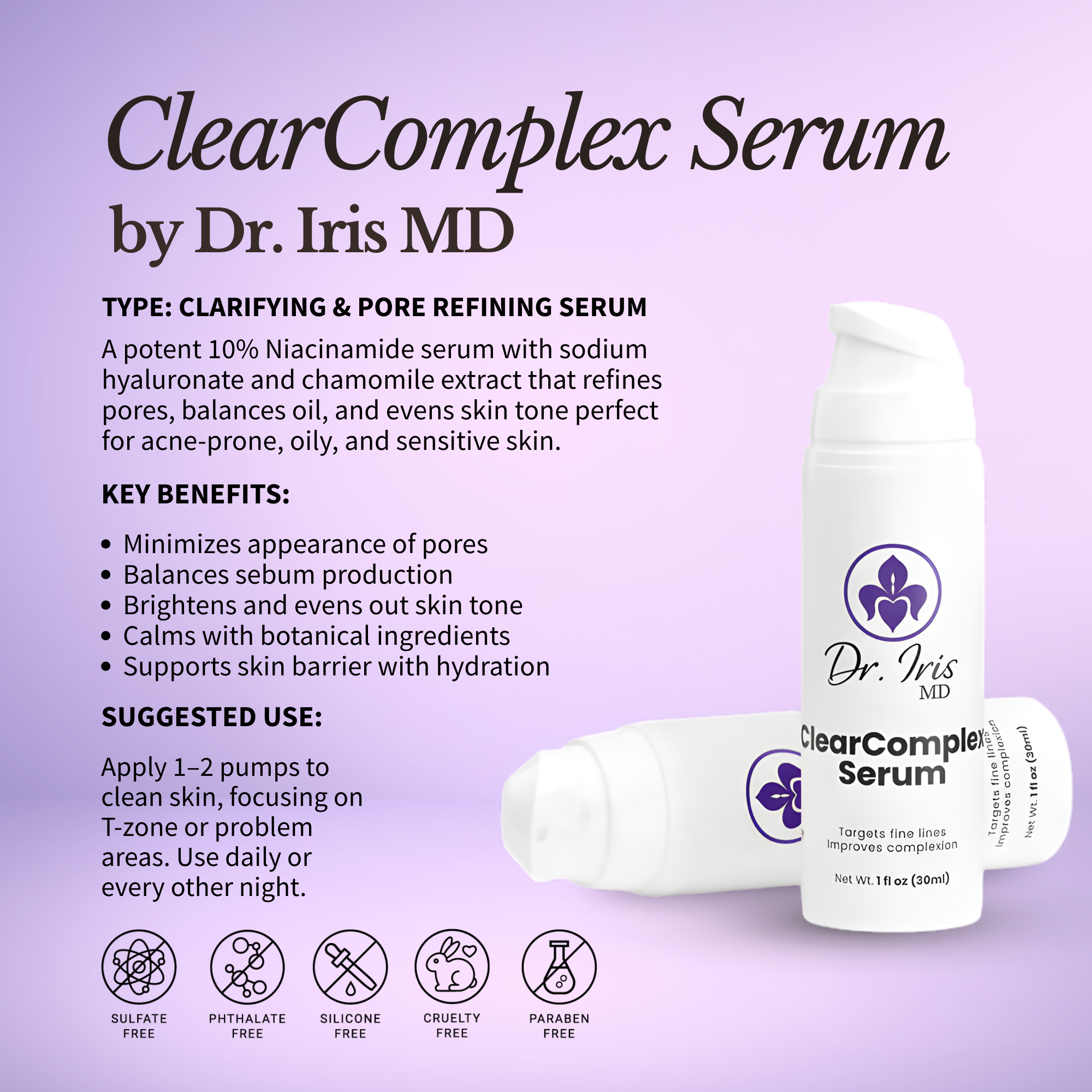 ClearComplex Serum by Dr. Iris MD