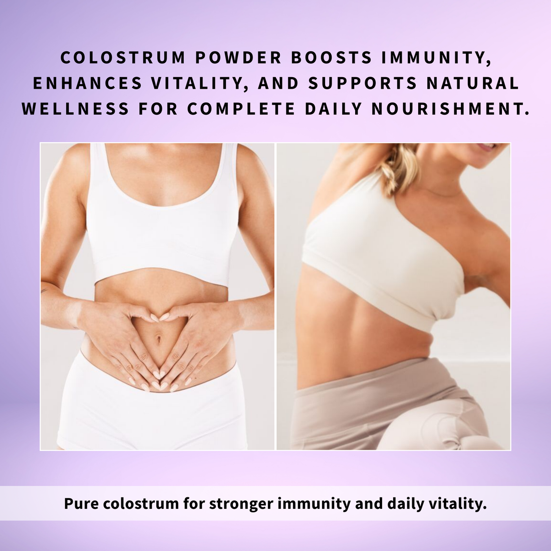ImmuneGlow™ Colostrum Powder for Immune Gut and Recovery Support