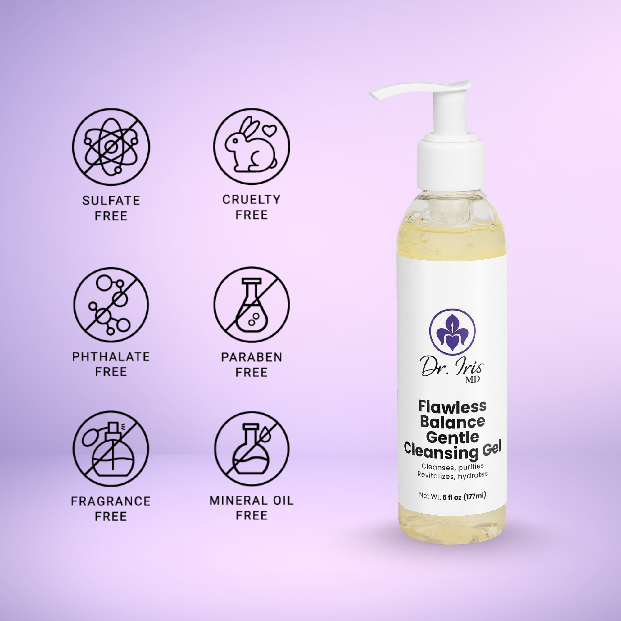 Dr. Iris MD Gentle Flawless Balance Gentle Cleansing Gel