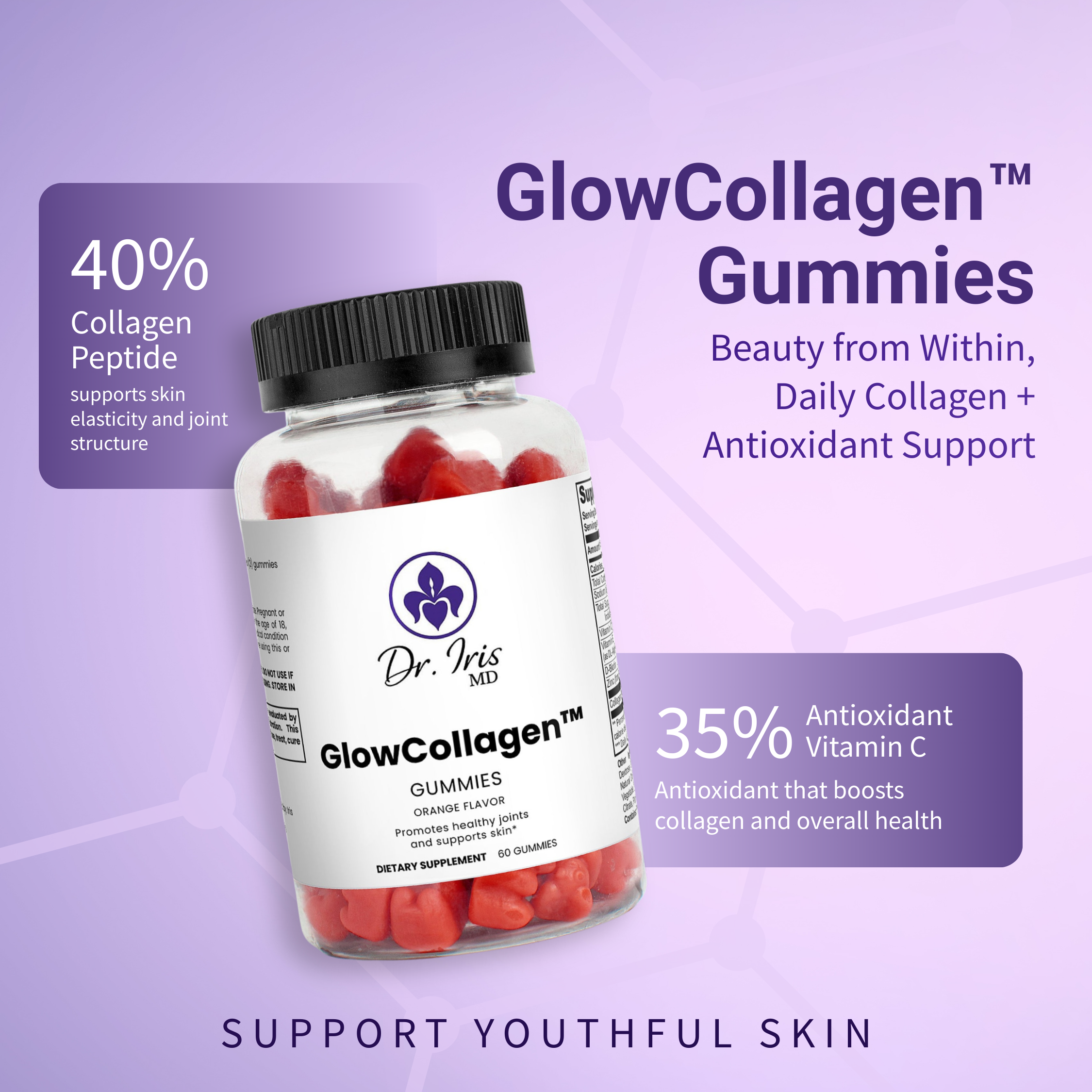 GlowCollagen™ Gummies By Dr. Iris MD