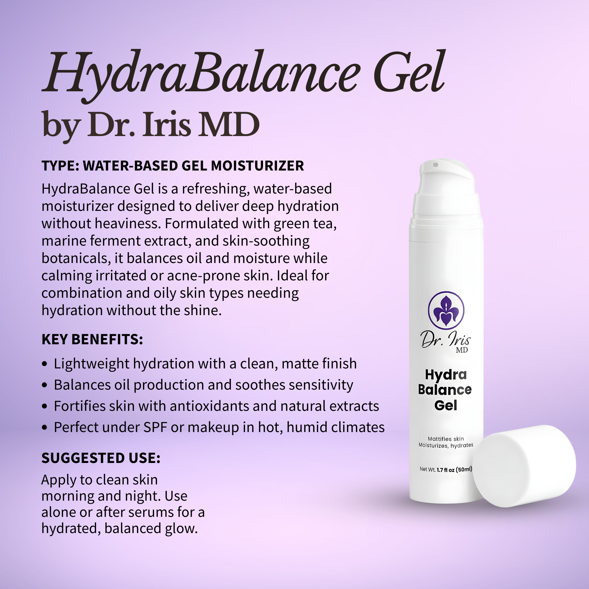 HydraBalance Gel by Dr. Iris MD