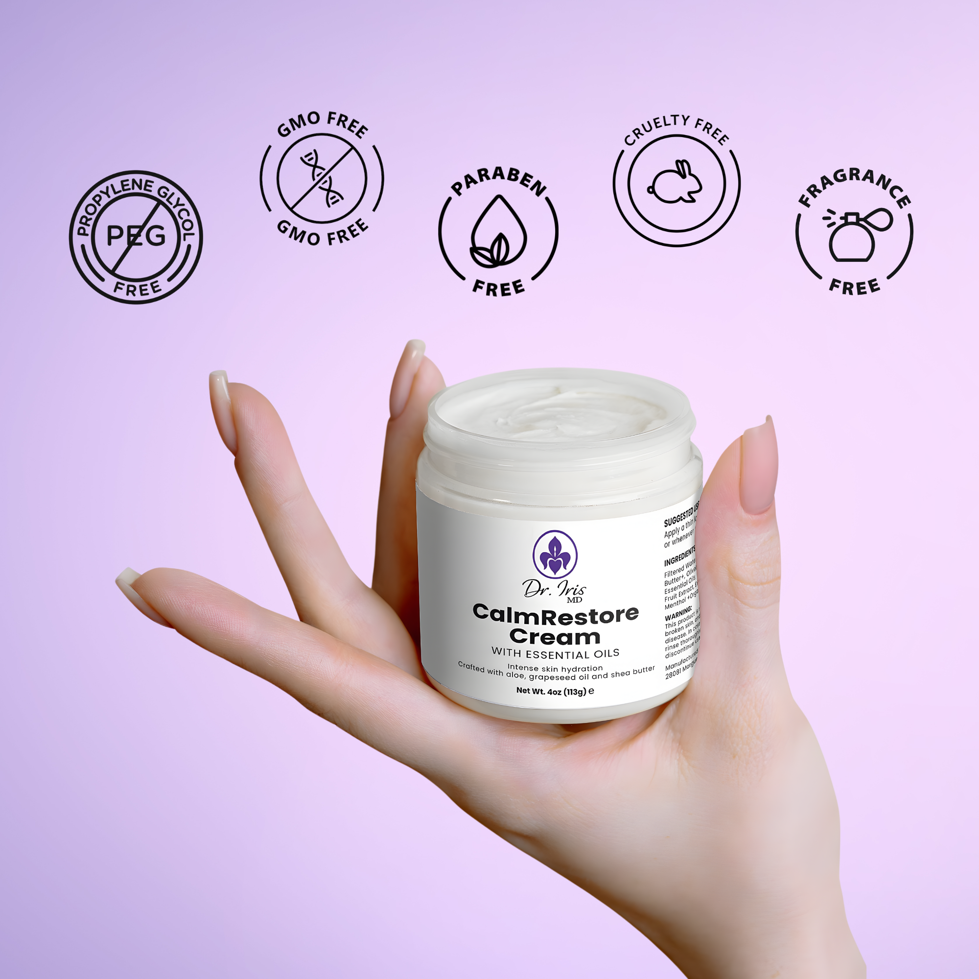 CalmRestore Cream by Dr. Iris MD