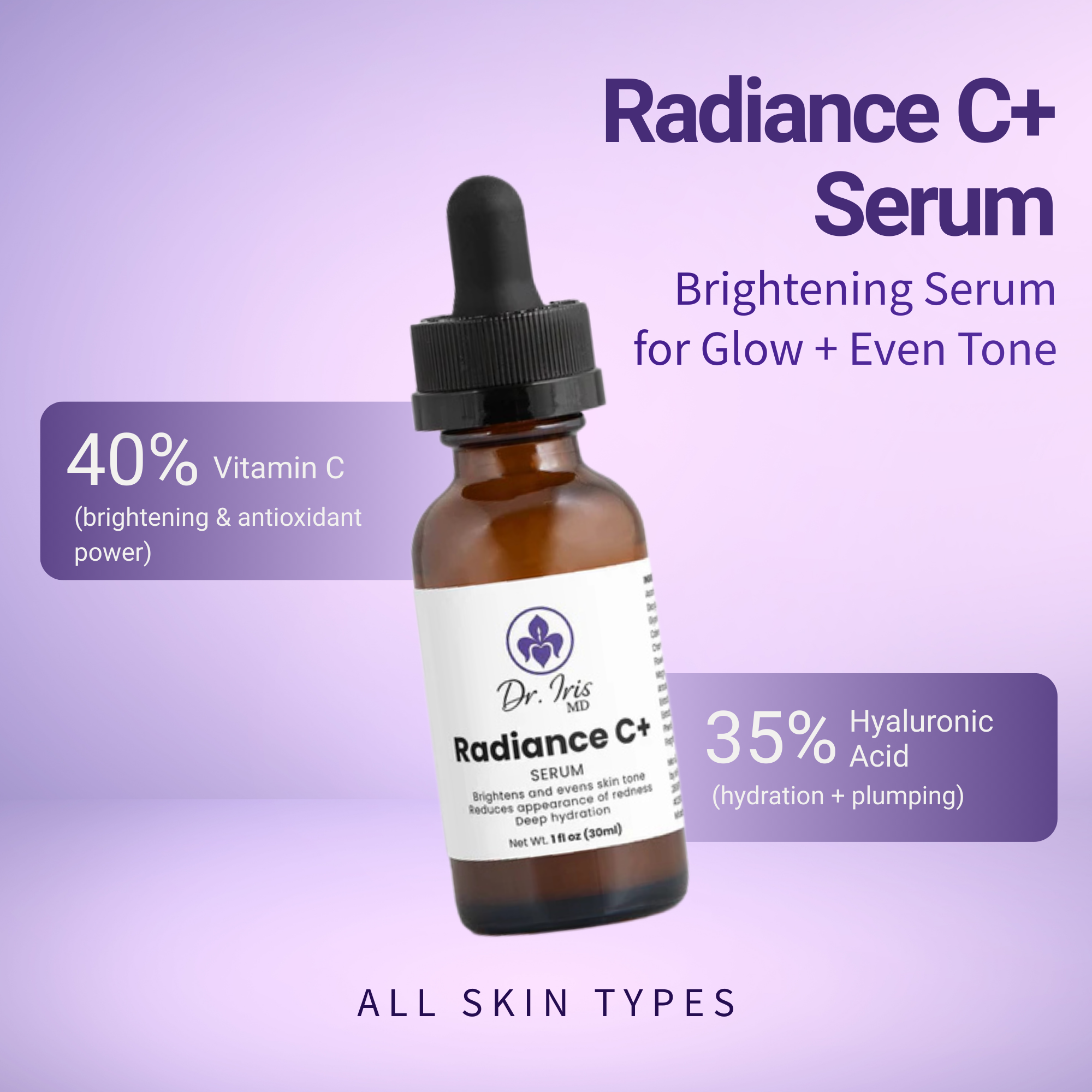 Radiance C+ Serum By Dr. Iris MD