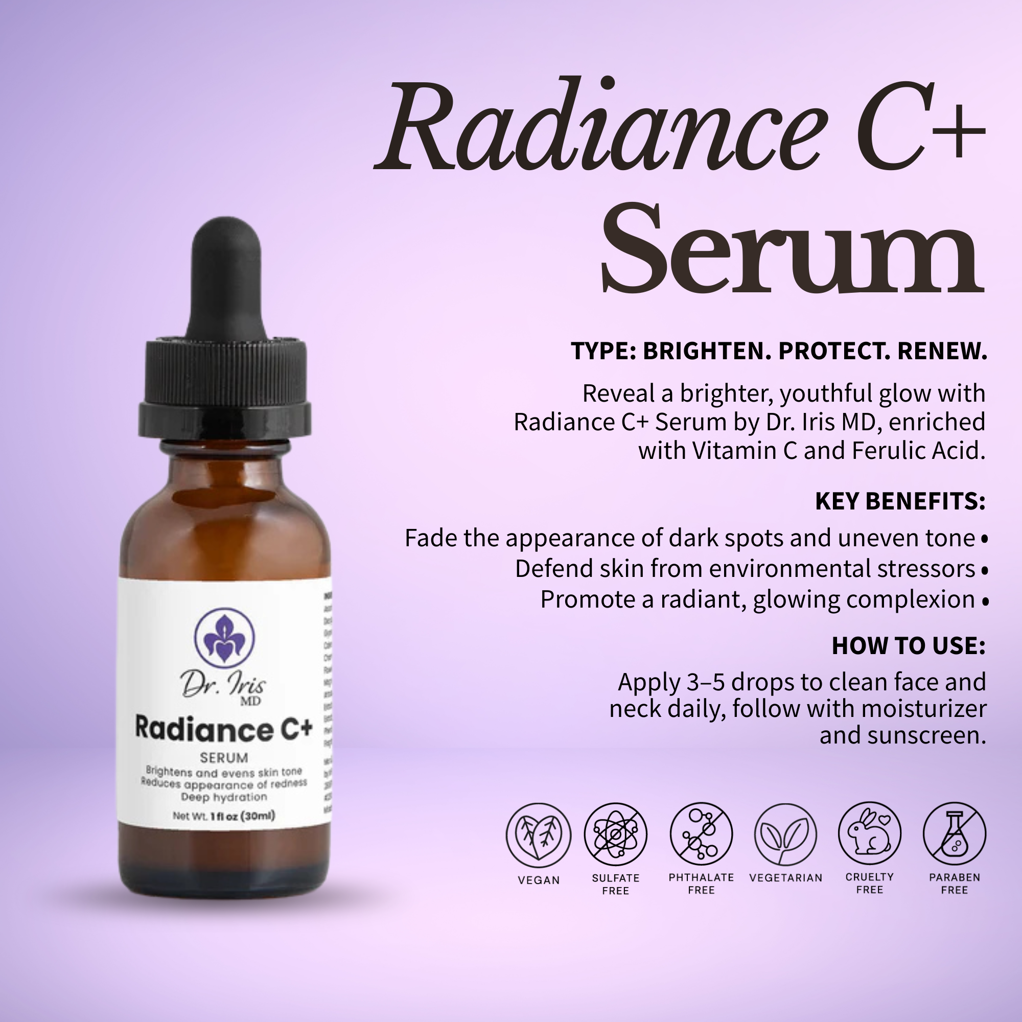 Radiance C+ Serum By Dr. Iris MD