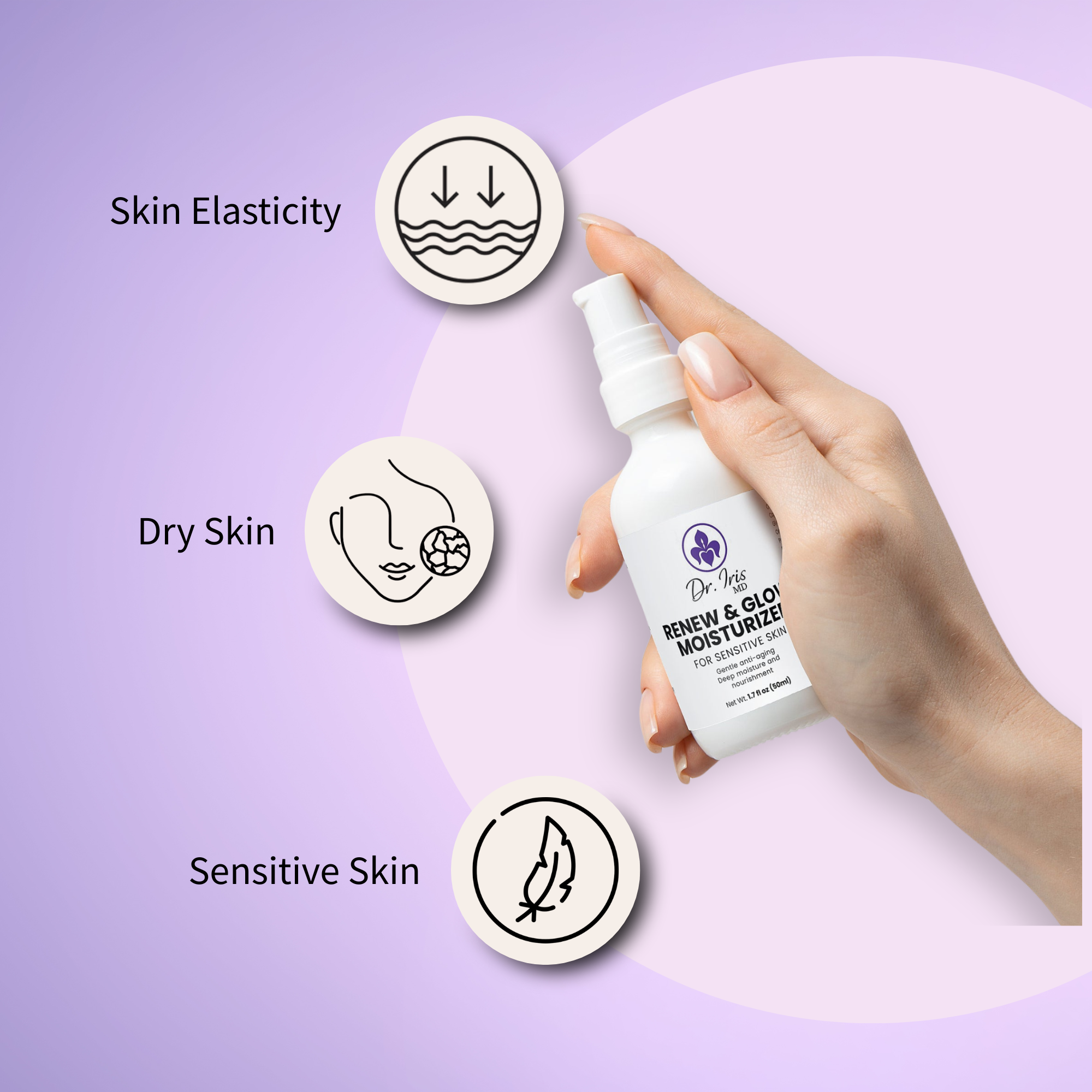 Renew & Glow Moisturizer by Dr. Iris MD